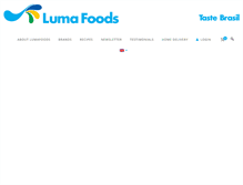 Tablet Screenshot of lumafoods.com